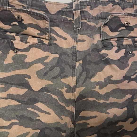 Victoria Secret VSX Y2K Camo 100% Cotton Utility Military Pants Sz 30 Cargo Army - Picture 13 of 15